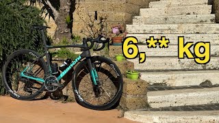 LA BICI PIU LEGGERA CHE ABBIA MAI AVUTO RECENSIONE BIANCHI SPECIALISSIMA RC [upl. by Osei615]