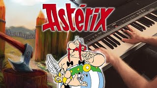 Astérix vs Caesar Intro Theme Astérix Est Là 🍗🪓 Piano Cover   Sheet Music [upl. by Iorgos]