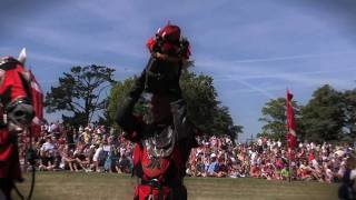 Jousting  Hever Castle  Sir Jasper [upl. by Ches]