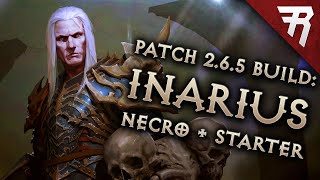 Diablo 3 Season 30 Necromancer Inarius Death Nova amp starter build guide  Patch 277 Torment 16 [upl. by Malha36]