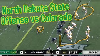 North Dakota States offense taking on Colorado [upl. by Elleina]