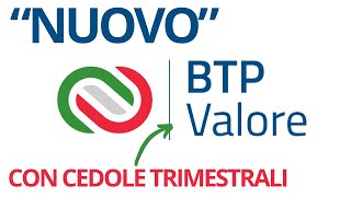 Anteprima Nuovo BTP valore con durata 5 anni e cedole trimestrali [upl. by Zerlina]