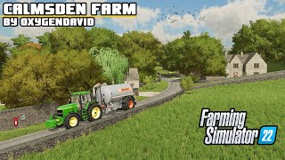 BREATHTAKINGLY REALISTIC MASTERPIECE  Calmsden Farm  Farming Simulator 22 [upl. by Ahsimak823]