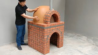 How to make a simple and beautiful pizza oven [upl. by Aseeram]