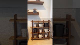 DIY  Armoire à tasses 🪵 tasse mug diy bois cuisine deco [upl. by Petracca271]