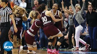 Mississippi State buzzer beater ends UConns 111game win streak  2017 Final Four [upl. by Sokin]