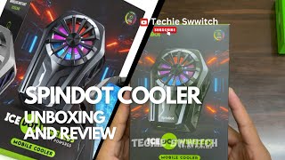 SPINBOT ICEDOT WIRELESS  🔋 Battery MOBILE COOLER FOR GAMING Review  Techie Mama [upl. by Lavern]