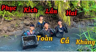 Nguyên Khôi Vlog  Phục Kích Mương Cá Lần Hai  Bất Ngờ Toàn Cá Trê Khủng [upl. by Lakin128]