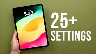 25 iPad Settings You NEED to Change Immediately 2024 [upl. by Neyu]