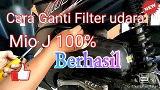 Cara Ganti Filter udara mio J 100 Berhasil [upl. by Orsini]