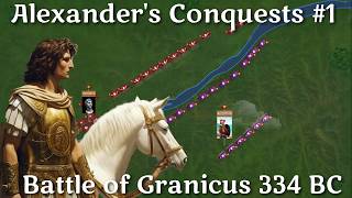 Battle of Granicus 334 BC  Alexander the Great Conquests DOCUMENTARY [upl. by Odranar]