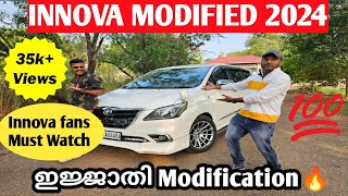 innova modified  innova modification malayalam  innova car  innova modified interior  FACE LIFT [upl. by Arette758]