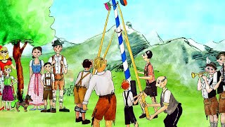 Maibaum Lied  Sternschnuppe Kinderlieder  CD Bayerische Kinderlieder [upl. by Raji]