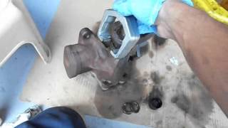 How to remove a Pitman arm on a Silverado the EASY WAY STUCK pitman arm [upl. by Laro]