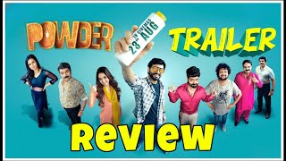 Powder Trailer Review  Diganth  Dhanya Ramkumar  Sharmiela Mandre  KRG Studiostrendybites07 [upl. by Dnomasor306]