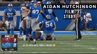 Detroit Lions Film Study Aidan Hutchinson is taking peoples souls [upl. by Iad]