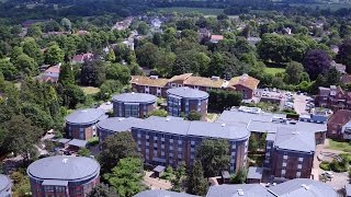 Oadby Student Village view from the air [upl. by Araes]