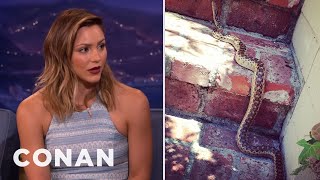 Katharine McPhees Scary LA Wildlife Encounters  CONAN on TBS [upl. by Koeninger]