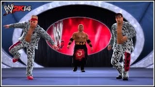 WWE 2K14  Too Cool Dancing Trio Entrance [upl. by Carola]