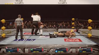 WWE 2K23 NWA CAW wrestling 1980s NWA PPV War Games ep174 [upl. by Gnouc]