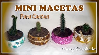 MINI MACETA PARA CACTUS [upl. by Dutch]