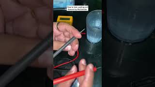 How to test cooling coilevaporator temperature sensor  cooling coil  sensor testing i20 [upl. by Enetsuj]