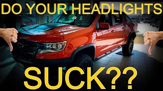 How to Replace your headlights with a powerful LED upgrade Best LED Headlights for Chevy Colorado [upl. by Drogin]