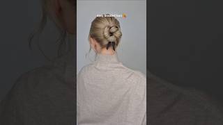 Easy Braided Bun 🍂 Uljanas Blog hairstyle easyhairstyles frisuren hairtutorial trending [upl. by Gnanmos252]