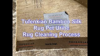 Tufenkian Rug Bamboo Silk Viscose  Rug Cleaning Process  Behnam Rugs Dallas [upl. by Marika]