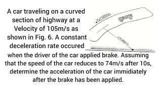 Normal and Tangential AccelerationCurvilinear Motion Solved Example 1 [upl. by Aloeda112]