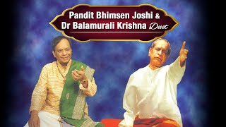 Pandit Bhimsen Joshi amp Dr Balamurali Krishna Duet  Raga Bhairav  Royal Festival Hall London [upl. by Aline]