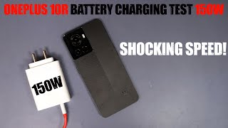 AMAZING OnePlus 10R 150W SuperVooc Battery Charging Time Test [upl. by Crofoot]