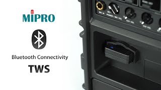 MIPRO MA100  MA200  MA300 Bluetooth Connectivity and True Wireless Stereo Pairing [upl. by Gaither]