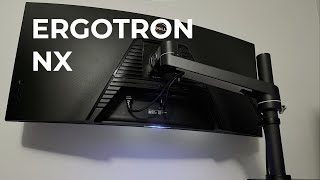 100 Endgame Monitor Arm  Ergotron NX Review [upl. by Ellinger]