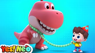 My Pet Trex  Dinosaur Song  Nursery Rhymes amp Kids Songs  Yes Neo [upl. by Anrim531]