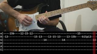 Led Zeppelin  Stairway to heaven solo Guitar lesson with TAB [upl. by Eylk782]