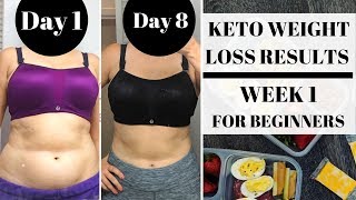 KETO WEIGHT LOSS → WEEK 1 MEAL PLAN amp WEIGH IN [upl. by Nwahsram]