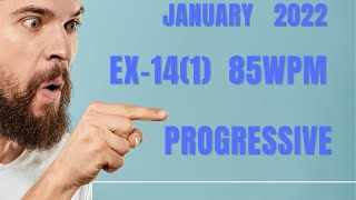 85 WPM PROGRESSIVE JANUARY MAGAZINE EX  141 [upl. by Ennazus]