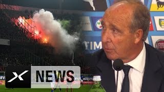 Giampiero Ventura Pyros haben quotAbend ruiniertquot  Italien  Albanien 20  WMQualifikation [upl. by O'Reilly]