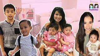 Princess Squad at Twin Babys First Birthday Party [upl. by Concepcion443]