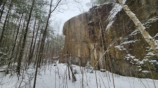 Exploring the 1800s Remnants of Amoskeag Quarry Manchester New Hampshire [upl. by Korb]