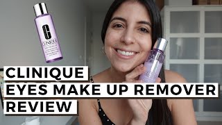 CLINIQUE TAKE THE DAY OFF EYES AND LIDS MAKE UP REMOVER REVIEW  Is It Worth The Money [upl. by Keelia]