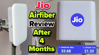 Jio Airfiber Review After 4 Months Used  Jio Air Fiber 5G Installation Price  Jio Air Fiber 5G [upl. by Areval307]