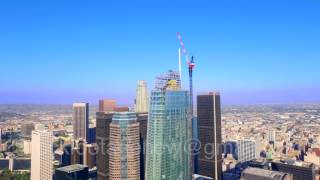 Wilshire Grand building construction timelapse 4k [upl. by Eniamej]