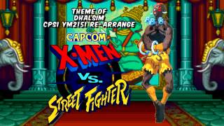 XMen Vs Street Fighter  Dhalsims Theme  CPS1 YM2151 ReArrange [upl. by Mechelle]