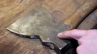 Restoring A Hewing Axe Part 1 [upl. by Holman486]