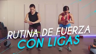 Rutina de FUERZA con LIGAS para GLÚTEOS y ABDOMEN  Ejercicios en Casa  Alessandra Rosaldo [upl. by Priscella151]