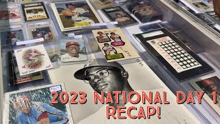 2023 National Sports Collectors Convention Day 1 Recap [upl. by Rodmur958]