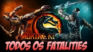 Mortal Kombat 9  Todos os Fatalities [upl. by Teak]