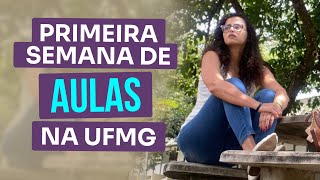 Primeira semana de AULAS na UFMG [upl. by Hukill59]